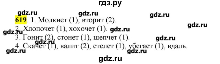 ГДЗ по русскому языку 10‐11 класс Бабайцева  Углубленный уровень упражнение - 619, Решебник