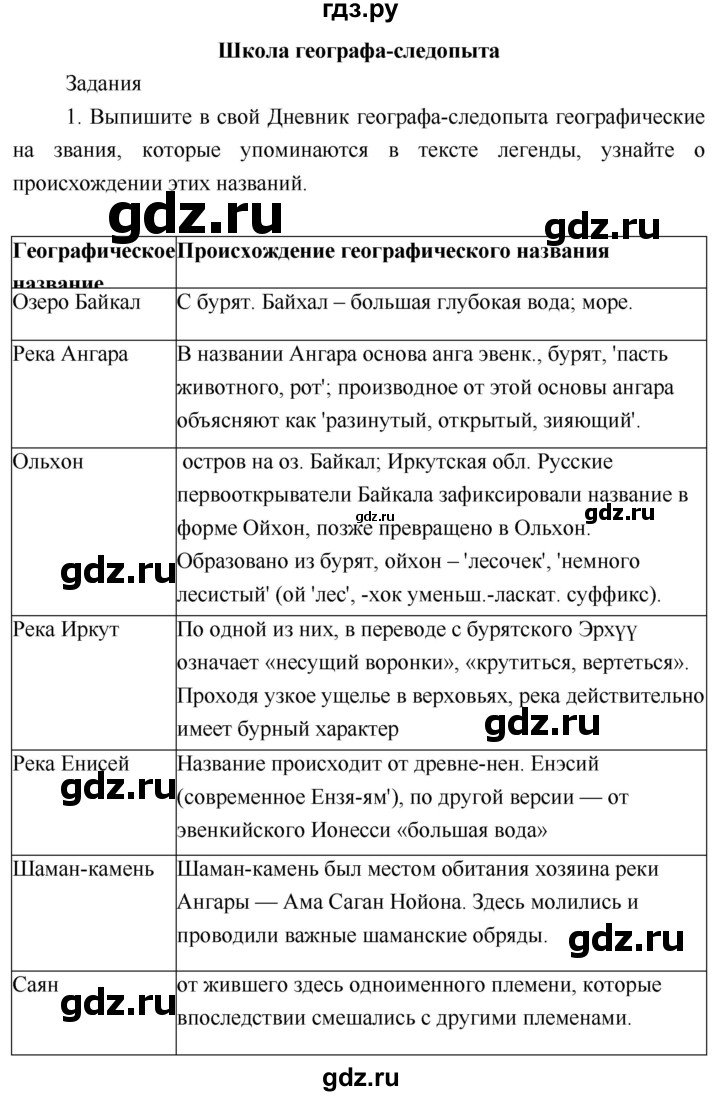 ГДЗ по географии 5 класс  Летягин   страница - 114, Решебник №1 2016