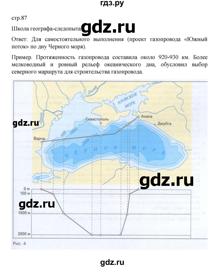 ГДЗ по географии 5 класс Летягин Дневник географа-следопыта  страница - 87, Решебник 2023