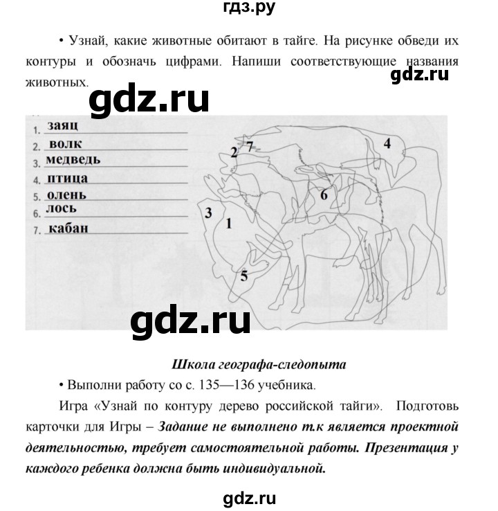 ГДЗ по географии 5 класс Летягин Дневник географа-следопыта  страница - 70, Решебник №1 2017