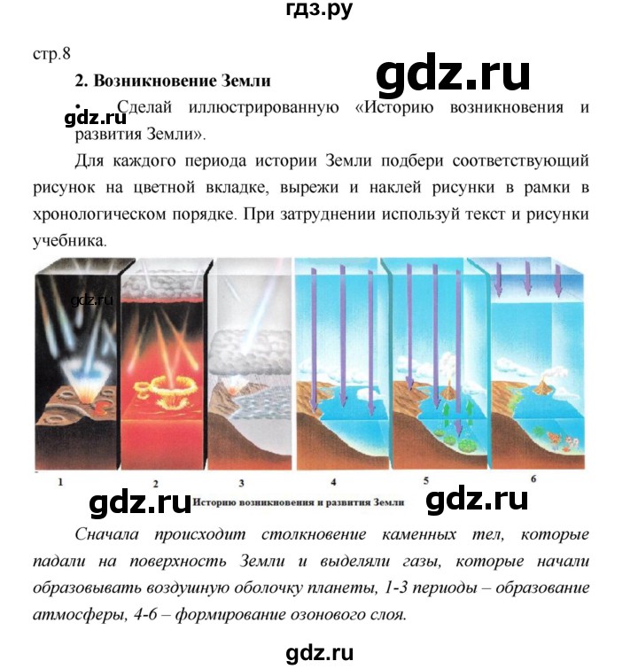 ГДЗ по географии 5 класс Летягин Дневник географа-следопыта  страница - 8, Решебник №1 2017