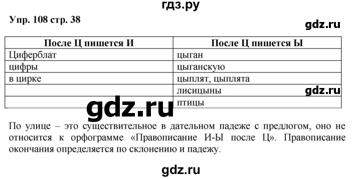 ГДЗ по русскому языку 5 класс Ларионова рабочая тетрадь  упражнение - 108, Решебник №1 к тетради 2017