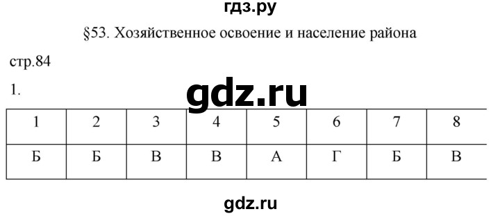 ГДЗ по географии 9 класс Таможняя рабочая тетрадь  тетрадь №2. страница - 84, Решебник 2022