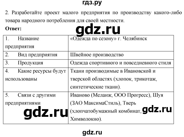 ГДЗ по географии 9 класс Таможняя рабочая тетрадь  тетрадь №1. страница - 51, Решебник 2017