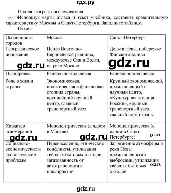 ГДЗ по географии 9 класс Таможняя рабочая тетрадь  тетрадь №2. страница - 17, Решебник 2017