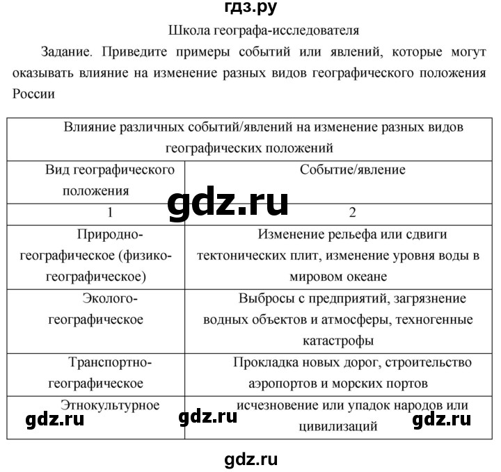 ГДЗ по географии 8 класс Пятунин рабочая тетрадь  тетрадь №1. страница - 5, Решебник 2017