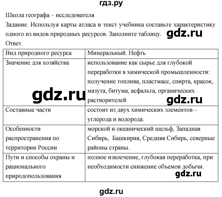 ГДЗ по географии 8 класс Пятунин рабочая тетрадь  тетрадь №2. страница - 73, Решебник 2017