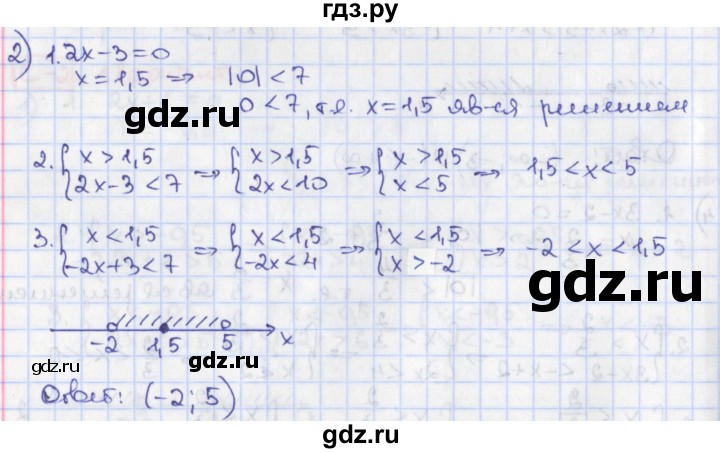 ГДЗ по алгебре 9 класс Потапов дидактические материалы  самостоятельные работы / СР-2 / вариант 2 - 2, Решебник