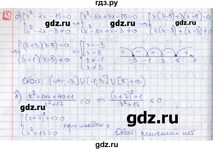 ГДЗ по алгебре 9 класс Потапов дидактические материалы  самостоятельные работы / СР-11 / вариант 4 - 3, Решебник