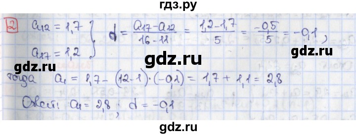 ГДЗ по алгебре 9 класс Потапов дидактические материалы  самостоятельные работы / СР-20 / вариант 2 - 2, Решебник