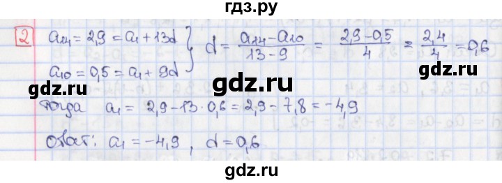 ГДЗ по алгебре 9 класс Потапов дидактические материалы  самостоятельные работы / СР-20 / вариант 3 - 2, Решебник