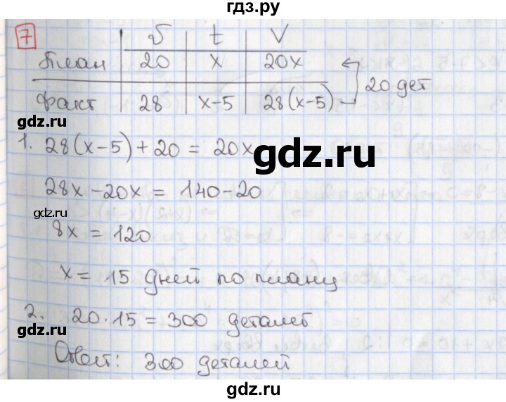 ГДЗ по алгебре 9 класс Потапов дидактические материалы  контрольные работы / КР-1 / вариант 2 - 7, Решебник