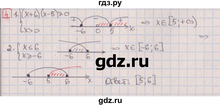 ГДЗ по алгебре 9 класс Потапов дидактические материалы  контрольные работы / КР-2 / вариант 3 - 4, Решебник