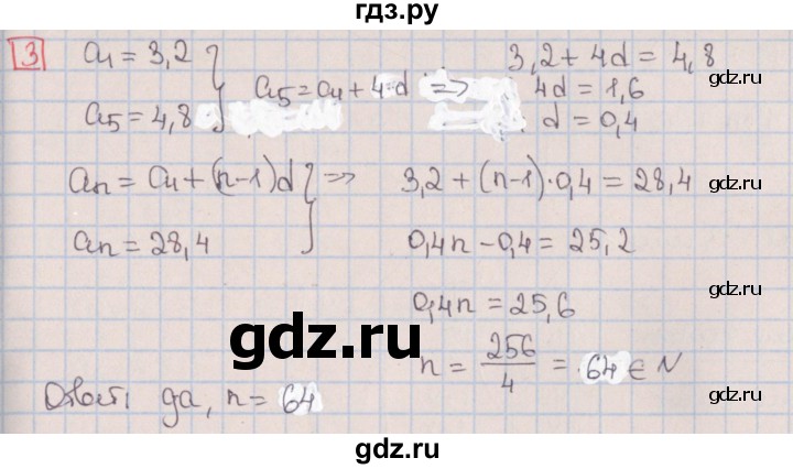 ГДЗ по алгебре 9 класс Потапов дидактические материалы  контрольные работы / КР-4 / вариант 1 - 3, Решебник