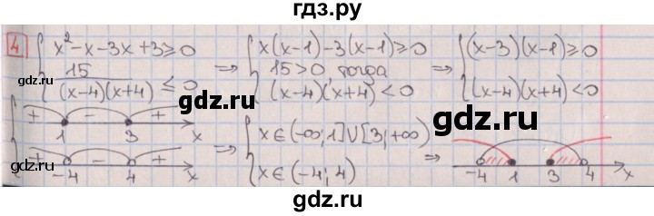 ГДЗ по алгебре 9 класс Потапов дидактические материалы  контрольные работы / КР-8 / вариант 2 - 4, Решебник