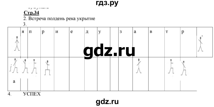 ГДЗ по информатике 2 класс Матвеева рабочая тетрадь  часть 1. страница - 34, Решебник 2012 №1