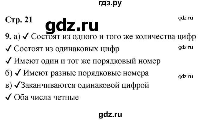 ГДЗ по информатике 2 класс Матвеева рабочая тетрадь  часть 2. страница - 21, Решебник 2023