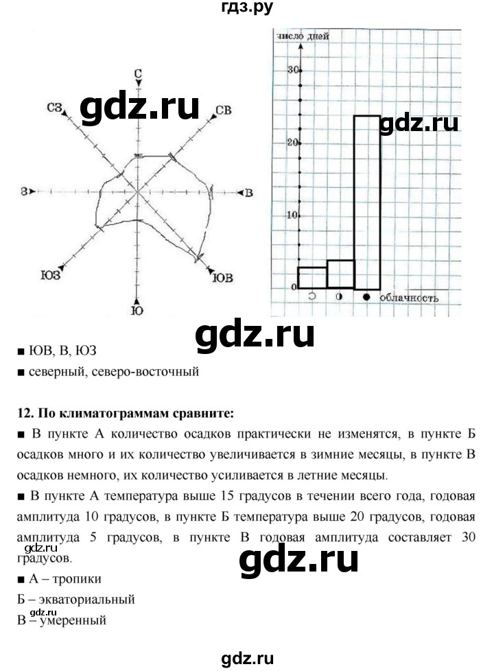 ГДЗ по географии 5 класс  Лобжанидзе тетрадь-тренажёр  часть 2 (страница) - 33–37, Решебник