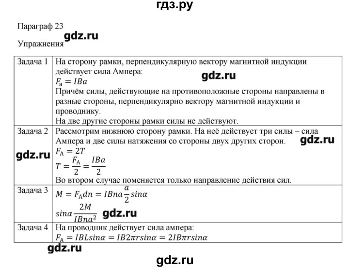 ГДЗ по физике 11 класс Грачев  Базовый и углубленный уровень § - 23, Решебник