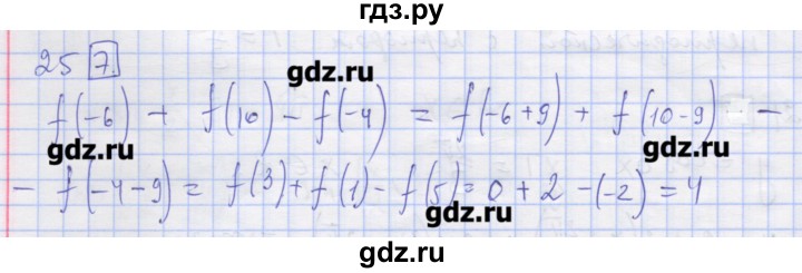 ГДЗ по алгебре 11 класс Шабунин дидактические материалы Базовый уровень глава 7 / § 39 / вариант 1 - 25, Решебник