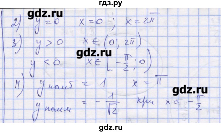 ГДЗ по алгебре 11 класс Шабунин дидактические материалы Базовый уровень глава 7 / § 41 / вариант 1 - 2, Решебник