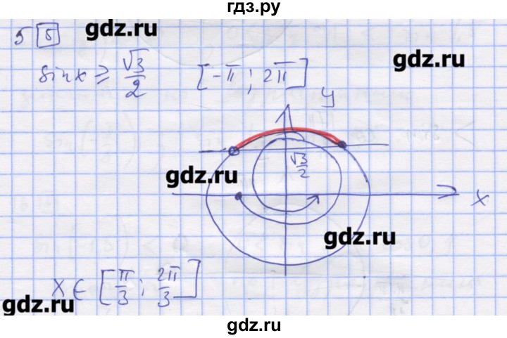ГДЗ по алгебре 11 класс Шабунин дидактические материалы Базовый уровень глава 7 / § 41 / вариант 1 - 5, Решебник