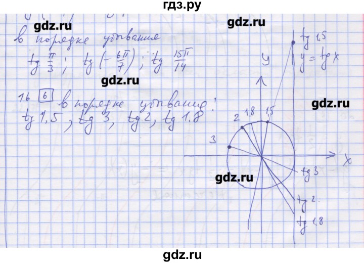 ГДЗ по алгебре 11 класс Шабунин дидактические материалы Базовый уровень глава 7 / § 42 / вариант 1 - 16, Решебник