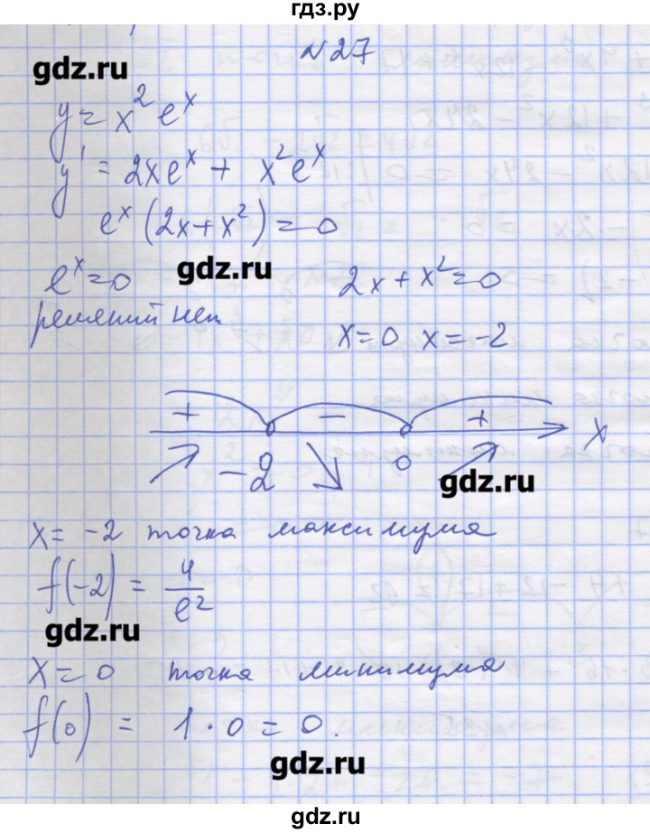 ГДЗ по алгебре 11 класс Шабунин дидактические материалы Базовый уровень глава 9 / § 50 / вариант 1 - 27, Решебник