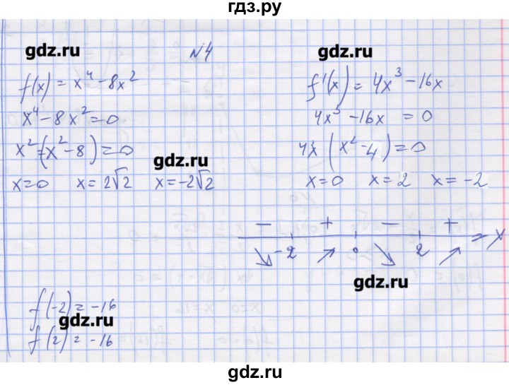 ГДЗ по алгебре 11 класс Шабунин дидактические материалы Базовый уровень глава 9 / § 51 / вариант 1 - 4, Решебник