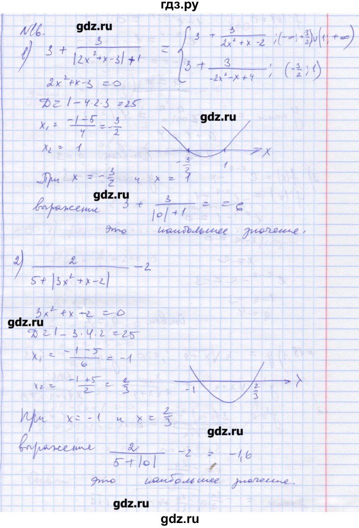 ГДЗ по алгебре 11 класс Шабунин дидактические материалы Базовый уровень глава 9 / подготовка  к экзамену - 16, Решебник