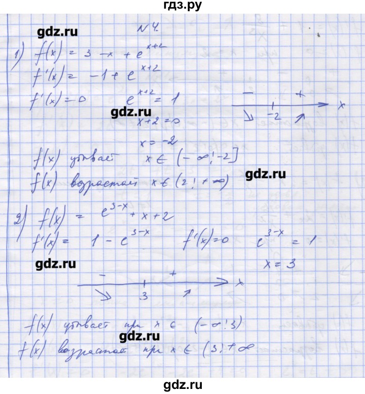 ГДЗ по алгебре 11 класс Шабунин дидактические материалы Базовый уровень глава 9 / подготовка  к экзамену - 4, Решебник