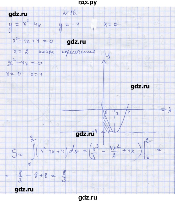 ГДЗ по алгебре 11 класс Шабунин дидактические материалы Базовый уровень глава 10 / § 58 / вариант 1 - 16, Решебник