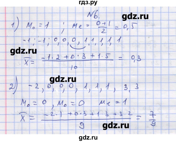 ГДЗ по алгебре 11 класс Шабунин дидактические материалы Базовый уровень глава 13 / § 72 / вариант 1 - 6, Решебник
