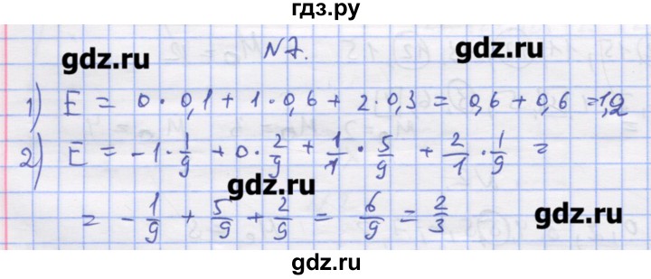 ГДЗ по алгебре 11 класс Шабунин дидактические материалы Базовый уровень глава 13 / § 72 / вариант 1 - 7, Решебник