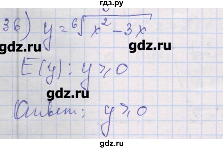 ГДЗ по алгебре 10 класс Шабунин дидактические материалы Базовый и углубленный уровень глава 2 / § 6 / вариант 2 - 36, Решебник