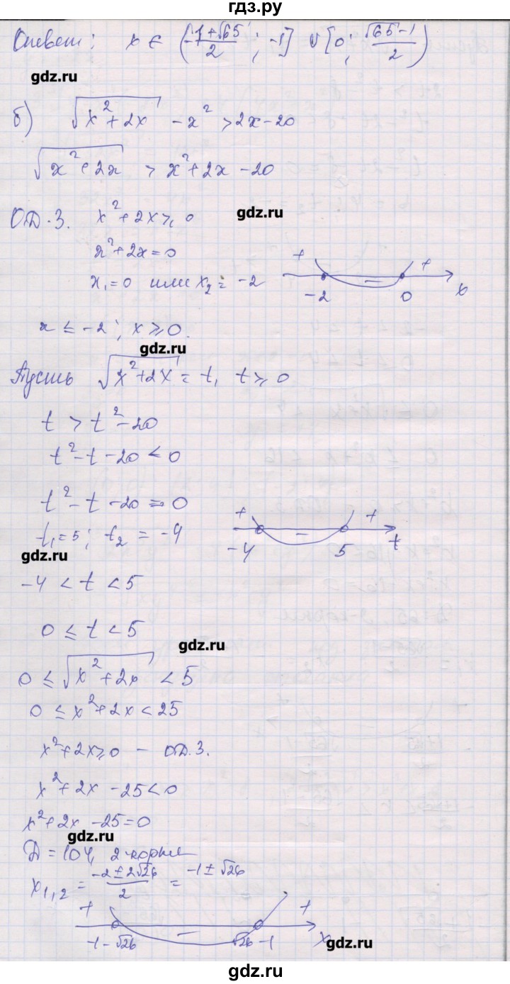 ГДЗ по алгебре 10 класс Шабунин дидактические материалы Базовый и углубленный уровень глава 2 / задание для интересующихся математикой - 8, Решебник