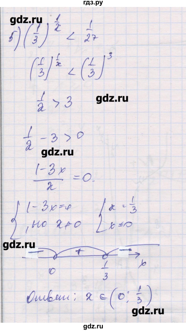 ГДЗ по алгебре 10 класс Шабунин дидактические материалы Базовый и углубленный уровень глава 3 / § 13 / вариант 1 - 5, Решебник
