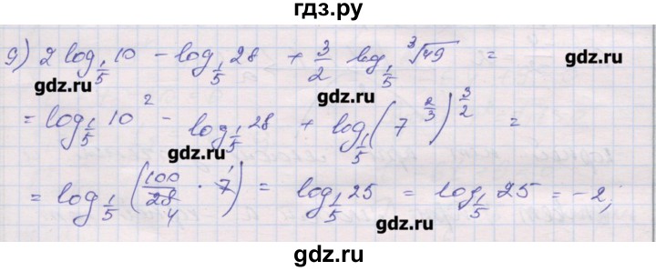ГДЗ по алгебре 10 класс Шабунин дидактические материалы Базовый и углубленный уровень глава 4 / § 16 / вариант 1 - 9, Решебник