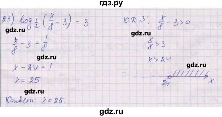 ГДЗ по алгебре 10 класс Шабунин дидактические материалы Базовый и углубленный уровень глава 4 / § 18 / вариант 2 - 23, Решебник