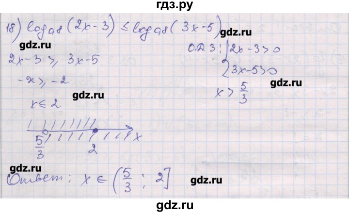 ГДЗ по алгебре 10 класс Шабунин дидактические материалы Базовый и углубленный уровень глава 4 / § 20 / вариант 1 - 18, Решебник