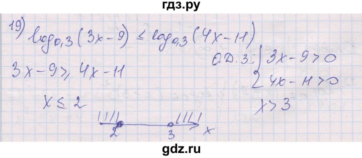 ГДЗ по алгебре 10 класс Шабунин дидактические материалы Базовый и углубленный уровень глава 4 / § 20 / вариант 2 - 19, Решебник