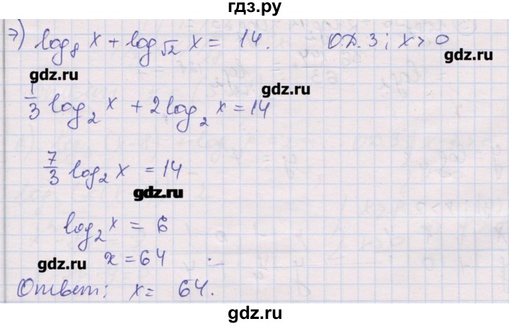 ГДЗ по алгебре 10 класс Шабунин дидактические материалы Базовый и углубленный уровень глава 4 / КР-4 / вариант 1 - 7, Решебник