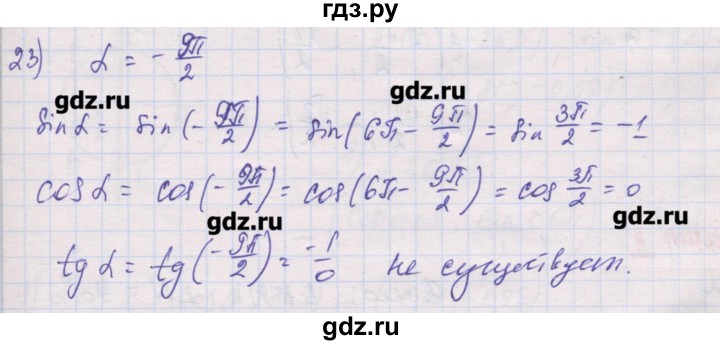 ГДЗ по алгебре 10 класс Шабунин дидактические материалы Базовый и углубленный уровень глава 5 / § 23 / вариант 1 - 23, Решебник