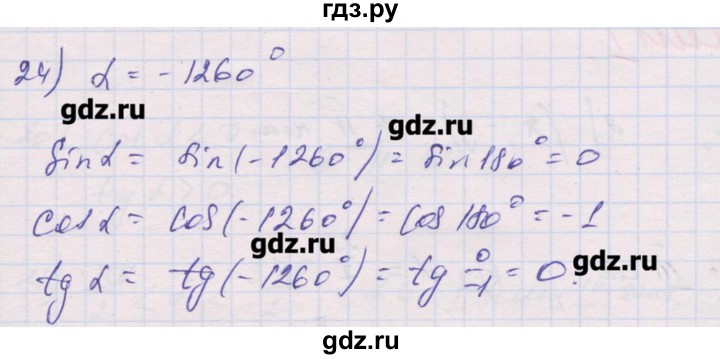 ГДЗ по алгебре 10 класс Шабунин дидактические материалы Базовый и углубленный уровень глава 5 / § 23 / вариант 2 - 24, Решебник