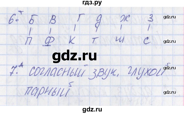 ГДЗ по русскому языку 1 класс Канакина тетрадь учебных достижений  страница - 37, Решебник №1 2016