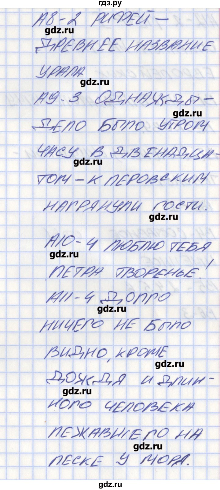 ГДЗ по русскому языку 8 класс Егорова контрольно-измерительные материалы  тест 20. вариант - 2, Решебник