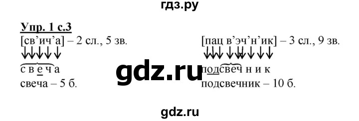 ГДЗ по русскому языку 3 класс Желтовская рабочая тетрадь  тетрадь №2. страница - 3, Решебник №1 2017