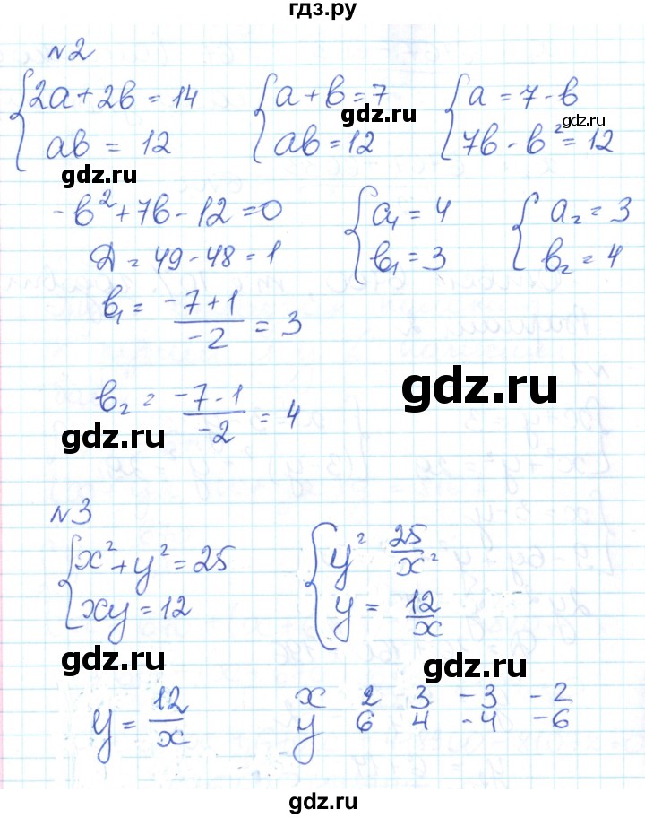 ГДЗ по алгебре 9 класс Мартышова контрольно-измерительные материалы  контрольные работы / КР-5. вариант - 2, Решебник