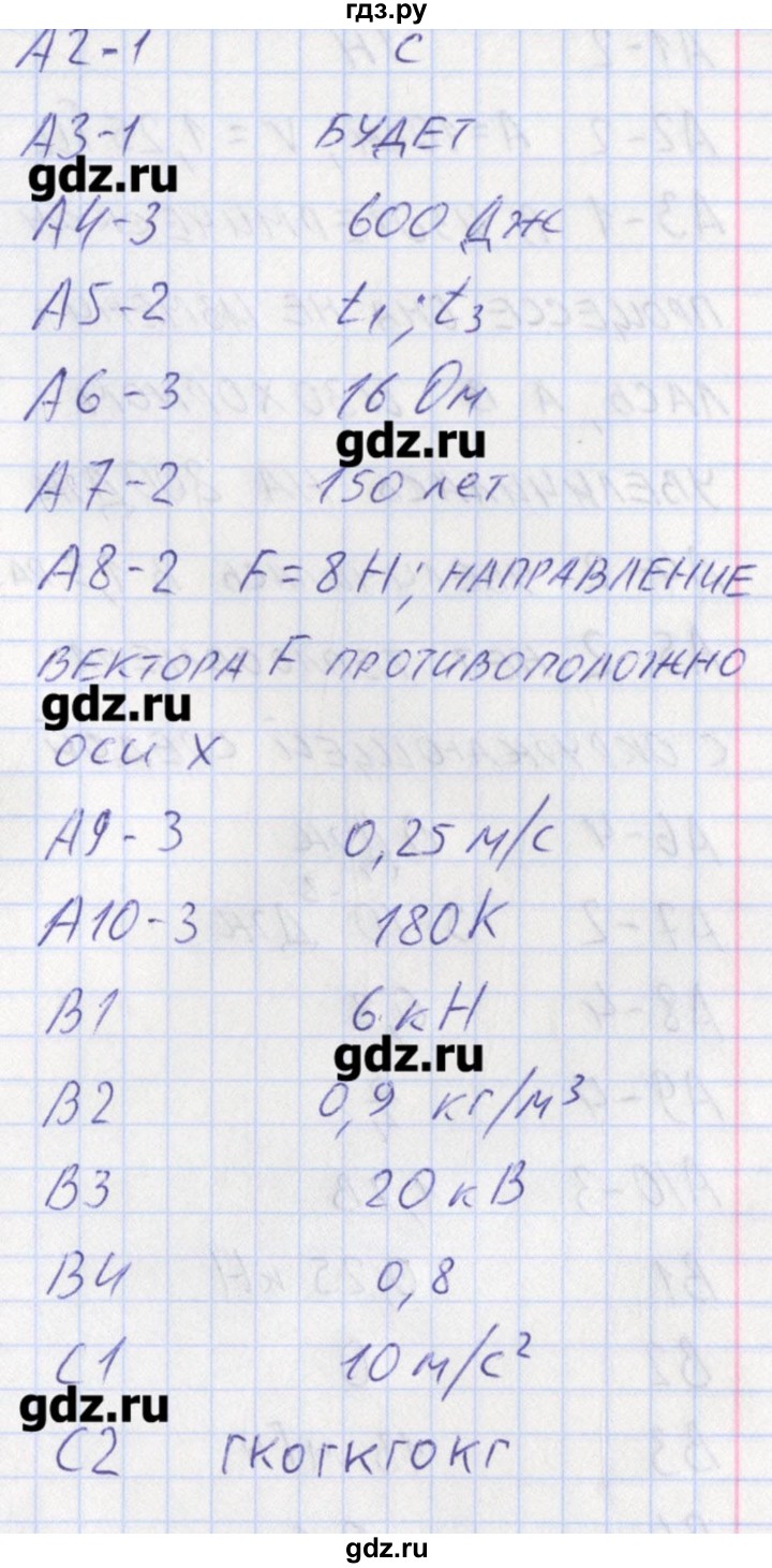 ГДЗ по физике 11 класс Зорин контрольно-измерительные материалы  тест 27. вариант - 1, Решебник