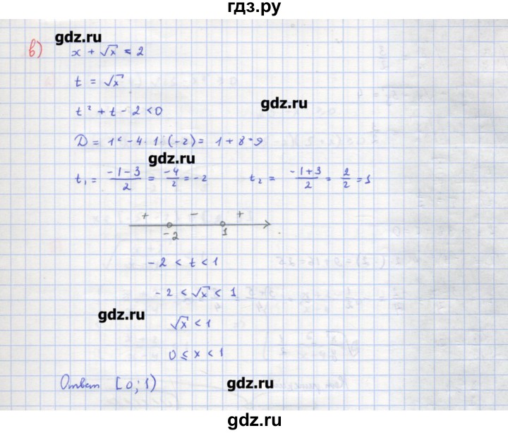 ГДЗ по алгебре 10‐11 класс Ершова самостоятельные и контрольные работы   самостоятельные работы / С-22. вариант - Б1, Решебник